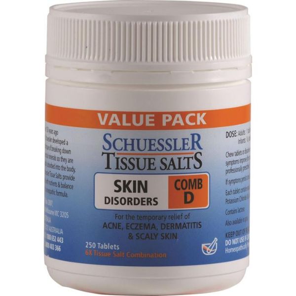 Picture of SCHUESSLER Comb D SKIN DISORDERS 250t