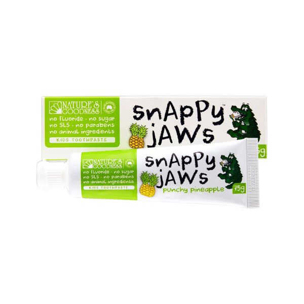 Picture of Natures Goodness Snappy Jaws Toothpaste Punchy Pineapple 75g