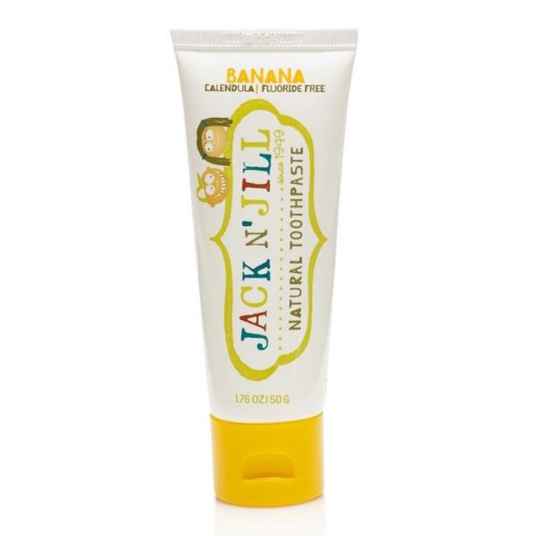 Picture of Jack N Jill Natural Toothpaste with Calendula (Fluoride Free) Banana 50g