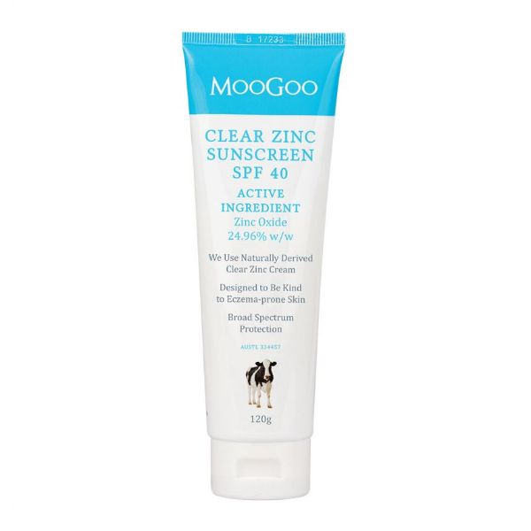Picture of Sunscreen MooGoo SPF40 Clear Zinc 120gm