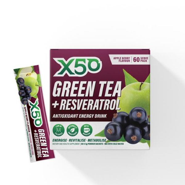 Picture of X50 Green Tea Apple Berry x60