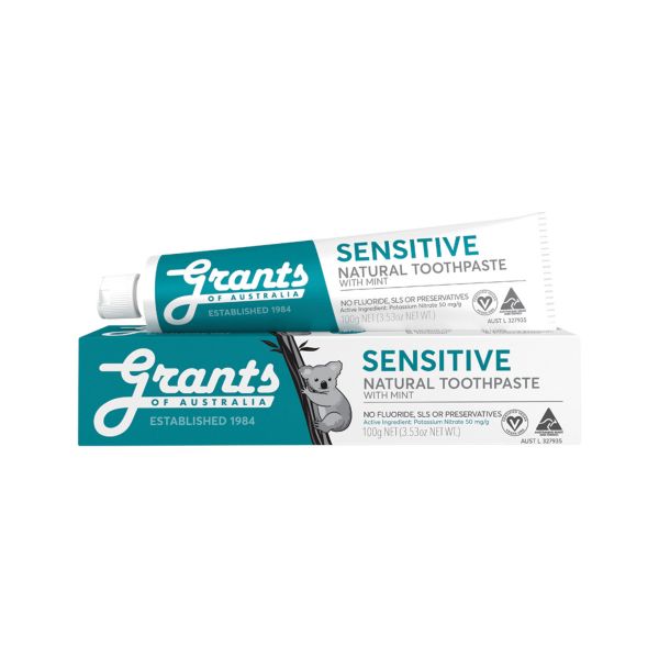 Picture of Grants Natural Toothpaste Sensitive with Mint 100g