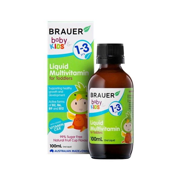 Picture of Brauer Baby & Kids Liquid Multivitamin for Toddlers (1-3 years) 100ml