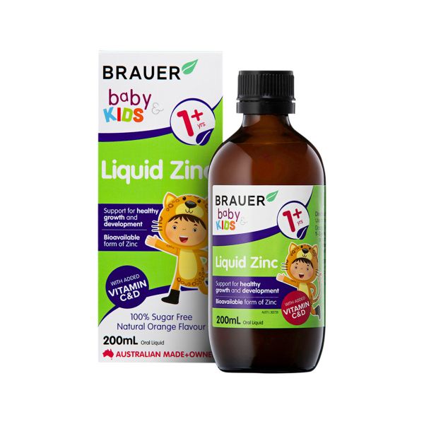 Picture of Brauer Baby & Kids Liquid Zinc (1+ years) 200ml