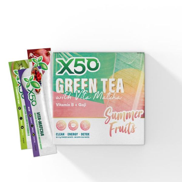 Picture of X50 Green Tea Summerfruit 6 Flavour x60