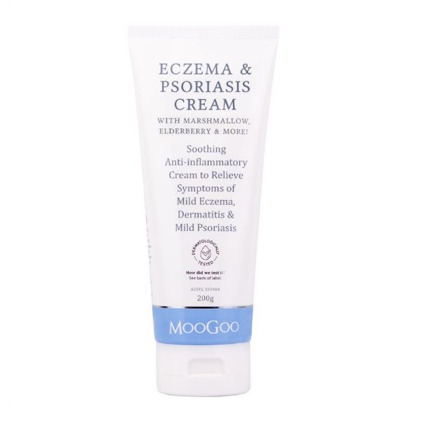 Picture of Eczema & Psoriasis Cream MooGoo Marshmallow Elderberry 200g