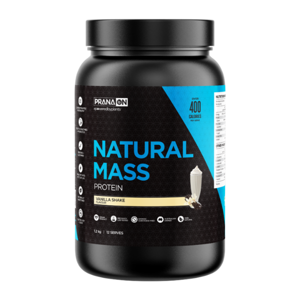 Picture of Natural Mass Protein Vanilla Shake 1.2kg