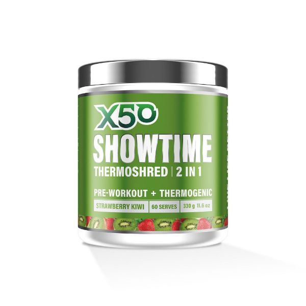 Picture of SHOWTIME THERMOSHRED STRAWBERRY/KIWI 330g